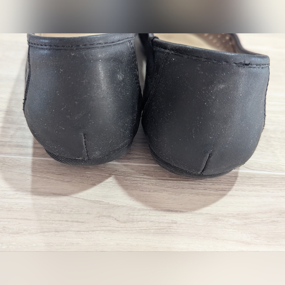 Croft & Barrow Ortholite Laser Cutouts Black Flats Sz 10 *EUC - Picture 5 of 11